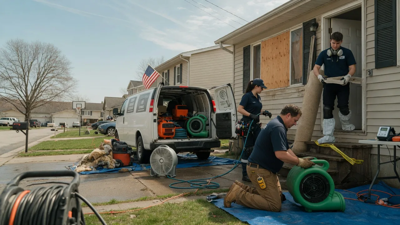 Water Damage Restoration in Napoleon, ND near me